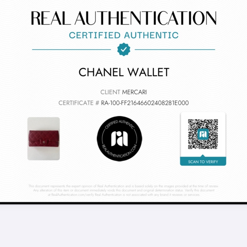 Red Flap Chanel Wallet - Picture 8 of 8